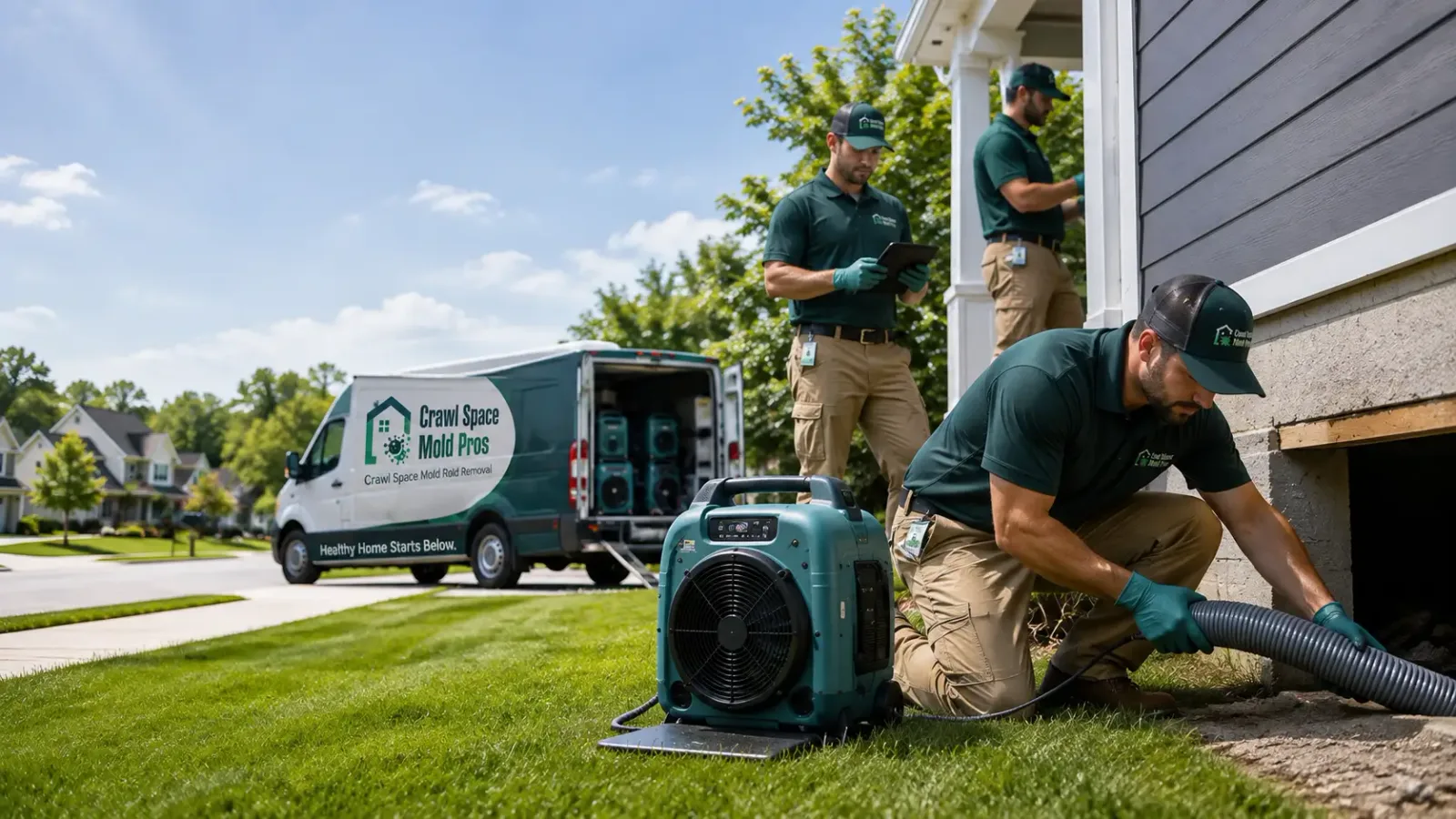 Crawl Space Mold Removal in Magnolia, MN